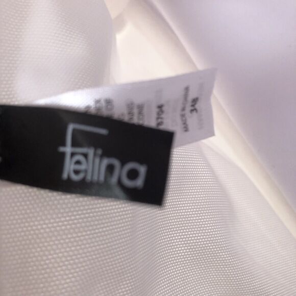 Felina 8704 UW PU Strapless Low Back White Bustier Corset Bra Bridal Formal 34B - Picture 3 of 9